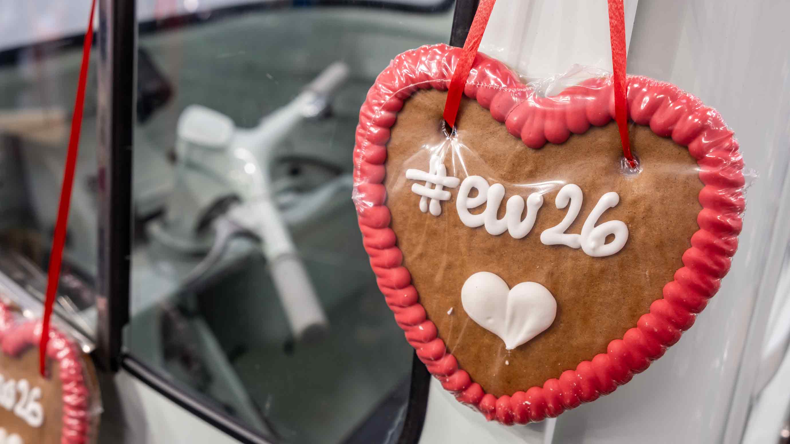 A gingerbread heart with