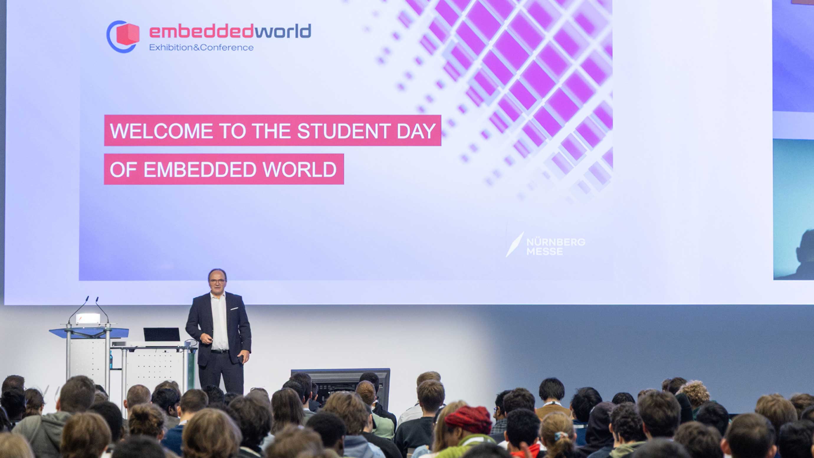 Begrüßungsrede zum Studententag der „embedded world“